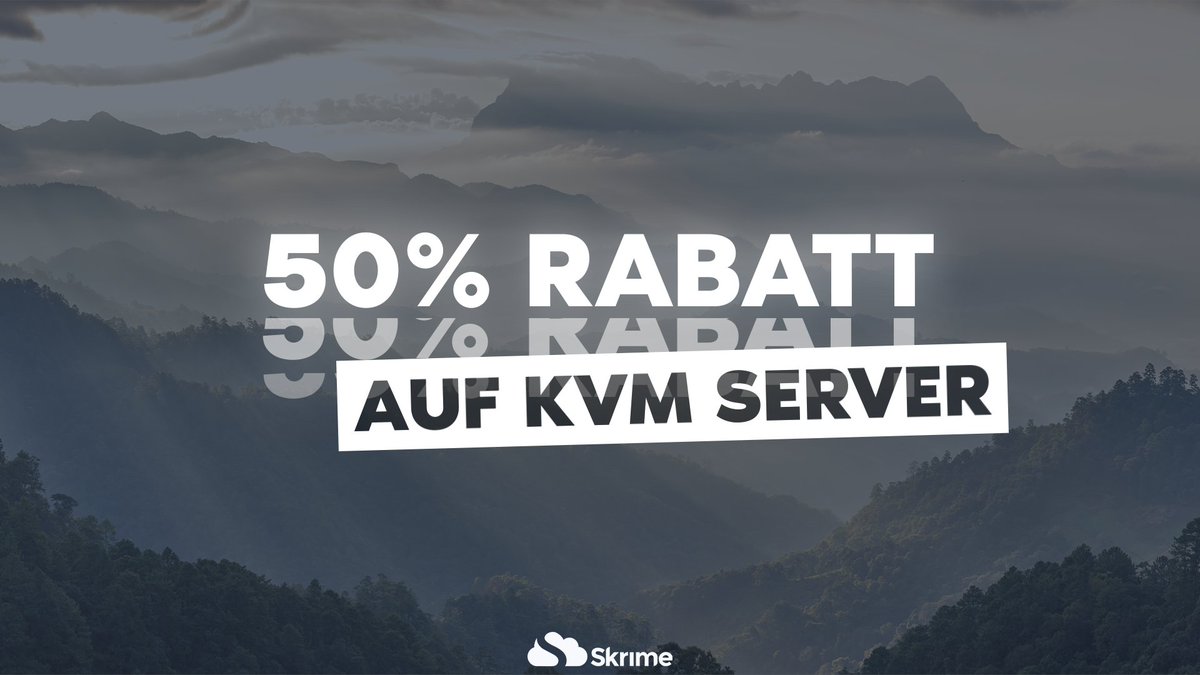 🌸 Wir legen nochmal nach! 🌸

Zum Abschluss unseres Spring Sales gibt’s jetzt dauerhaft 50% Rabatt auf alle AMD RYZEN KVM Server und Gameserver! 🎉

Nur bis Mittwoch, 30.04.2025 um 23:59 Uhr – schnell sein lohnt sich!

➡️ skrime.eu