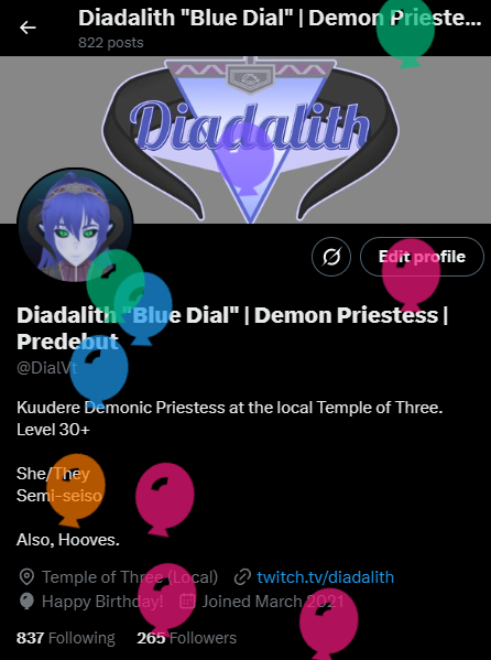 Diadalith "Blue Dial" | Demon Priestess tweet media