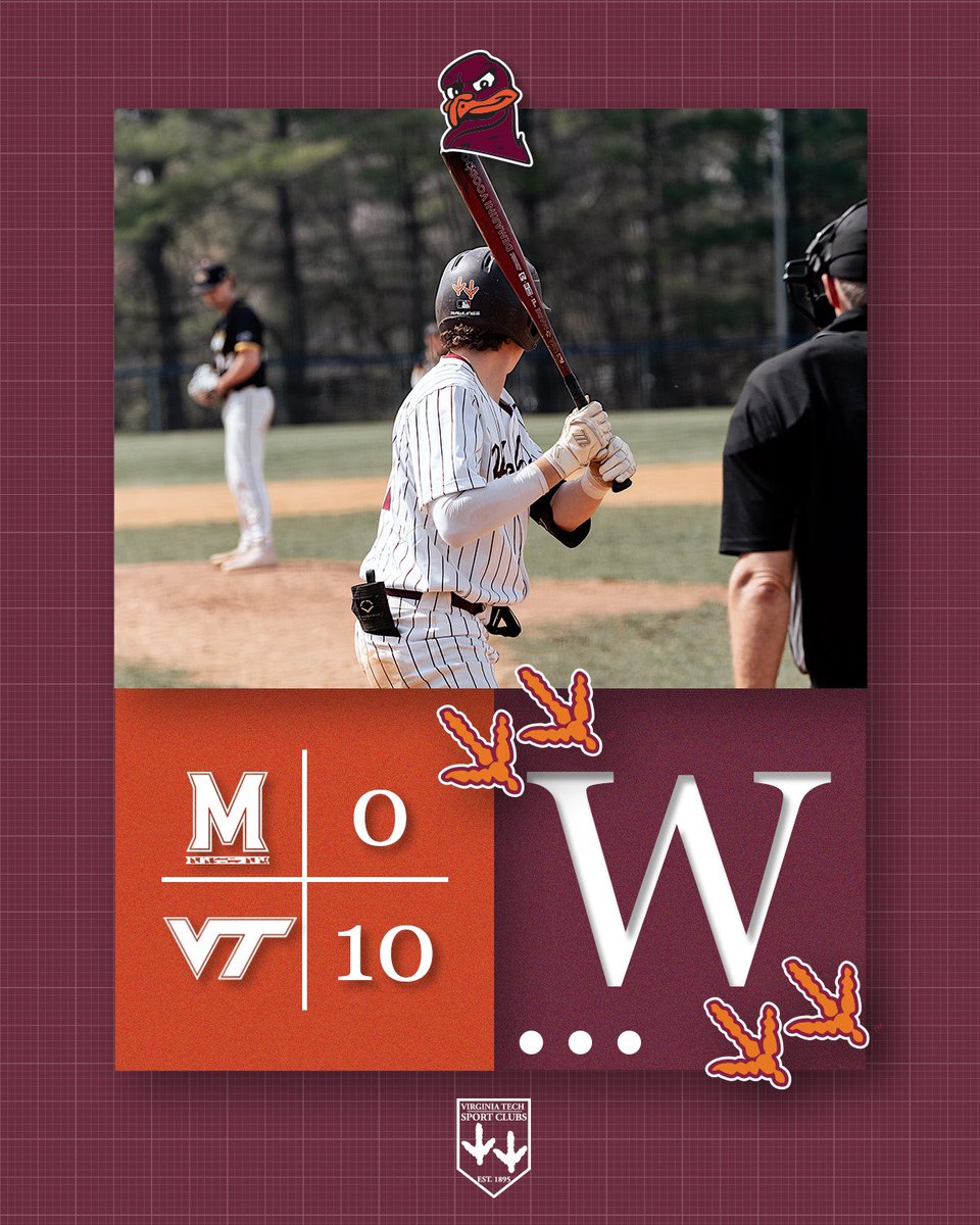𝐁𝐫𝐢𝐧𝐠 𝐎𝐮𝐭 𝐓𝐡𝐞 𝐁𝐫𝐨𝐨𝐦𝐬 🧹🧹

The Hokies complete their second sweep in the past two weeks. We have won 12 of the last 13, with all gears firing! We are now working hard to stay ready for next week’s regionals!

#gohokies l #vtcb