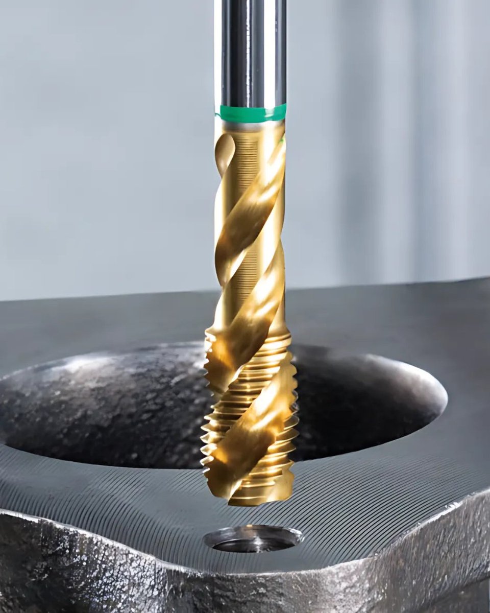TungaloyUK's tweet image. Thread smarter, not harder!

TungTap = precision tapping across carbon steel, stainless, and tough alloys.

✔️ Optimized geometry
✔️ Wide material &amp;amp; coating options
✔️ Quick colour ID bands

🔗 Learn more: tungaloy.com/uk/press-relea…
.
.
.
#CNC #Threading #Machining #ukmfg