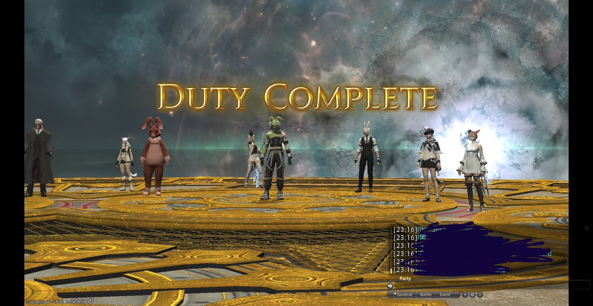 sesorsnow_ffxiv's tweet photo. Here comes our TEA clear! Thank you everyone so much for your time and effort to make it possible together😭✨ We are not the best, but we are the Perfect Legend🤖 !Puuurrrrrr~😻💛 https://t.co/2rsPA8WYZh