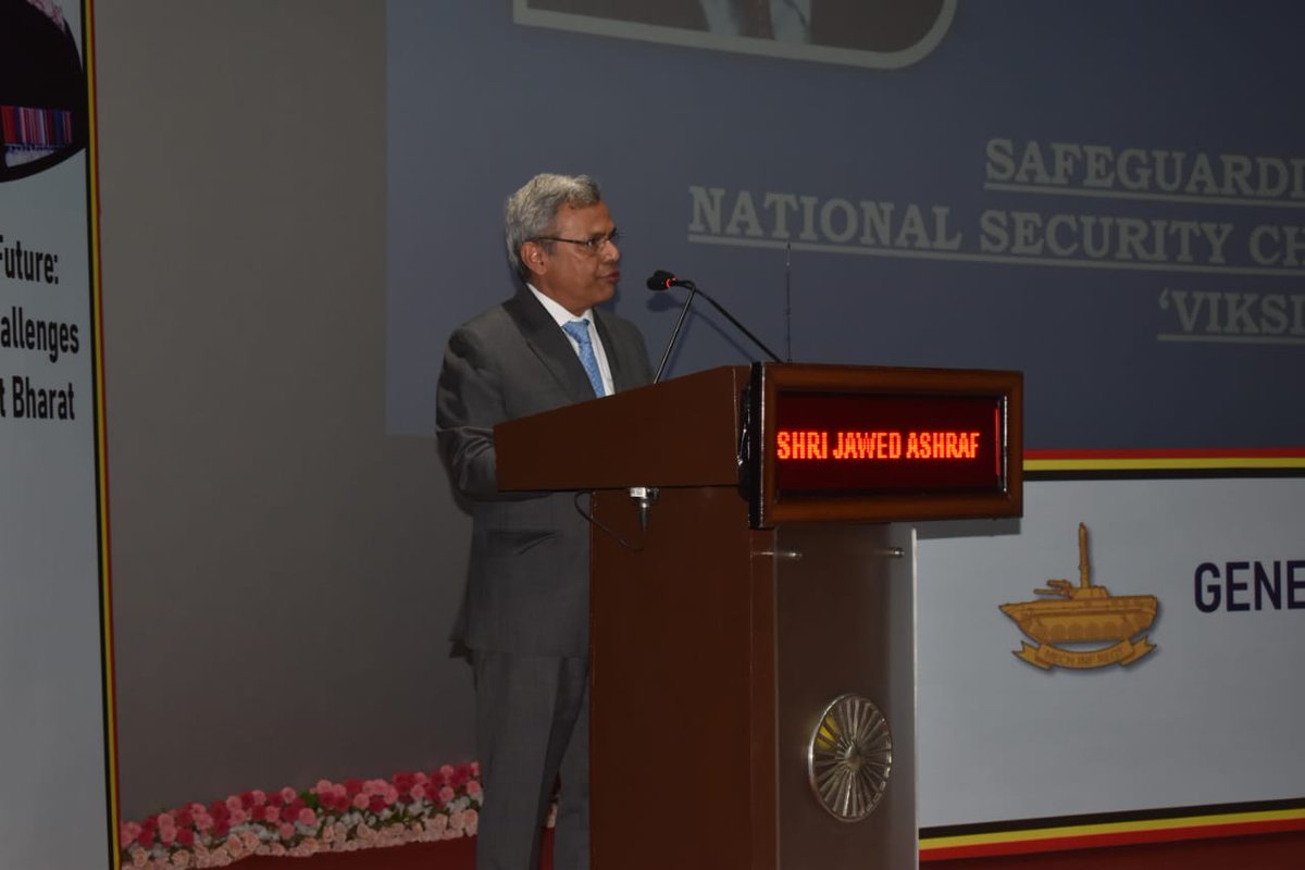 MioraSarath's tweet photo. TW - 91 #IndianArmy hosted the 5th Gen K Sundarji Memorial Lecture at Chandigarh, delivered by Ambassador Jawed Ashraf. Colonel of the #MECHINF delivered the key note address. Civil-Military Dignitaries, Veterans, Think Tanks & Academia attended the Lecture. https://t.co/oYclQq0sq9