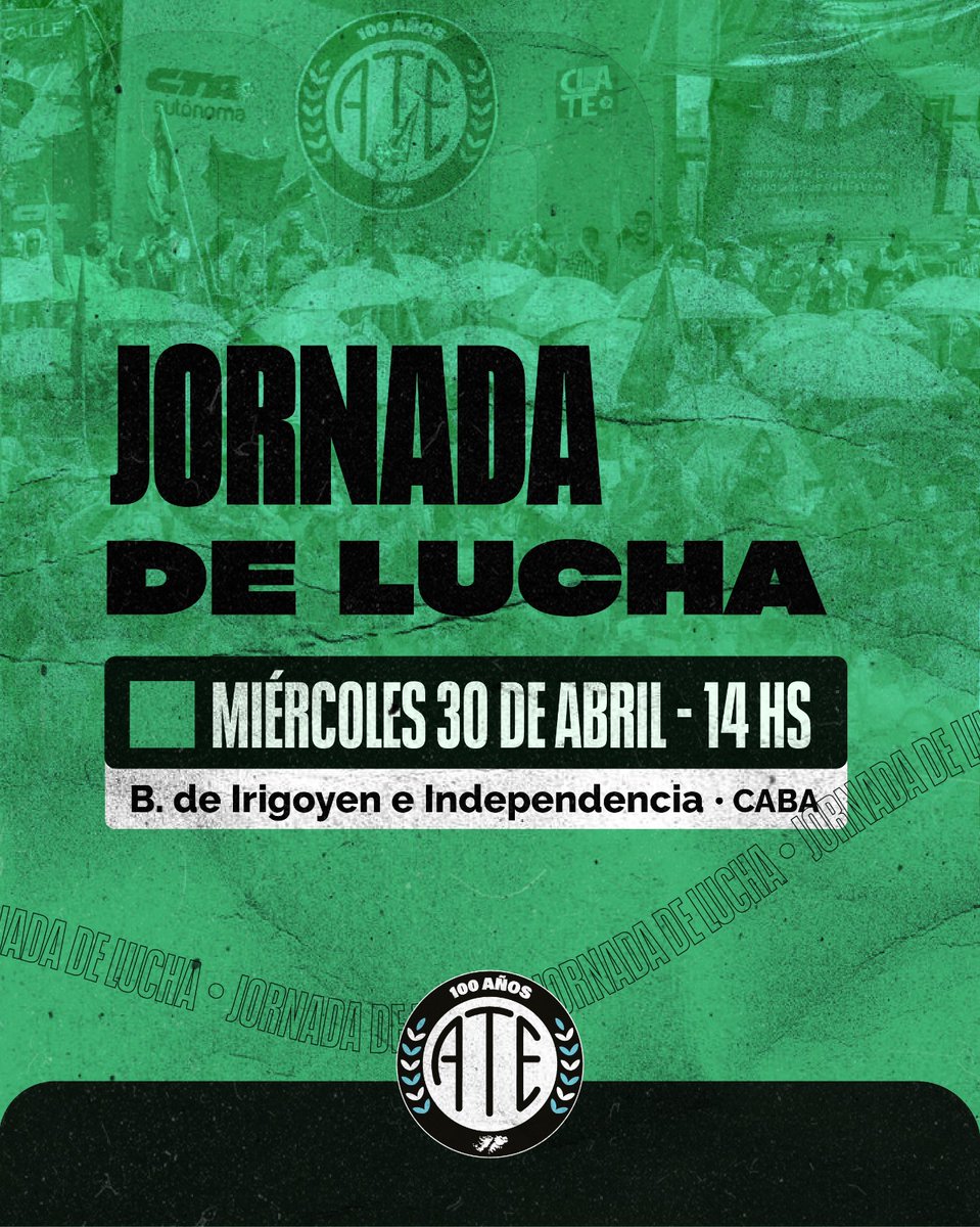 rodoaguiar's tweet photo. AHORA!!
ATE RECHAZA LA FUSIÓN DE ORGANISMOS Y MOVILIZA EL 30!!

Con la fusión y supresión de organismos no buscan ahorrar, sino destruir todas las funciones de control y de fiscalización. En realidad la refuncionalización del Estado, como sostiene Sturzenegger, no es otra cosa que el levantamiento de las barreras para que las corporaciones sigan rapiñando el patrimonio público.
Esta nueva modificación que proponen en la estructura del Estado tiene la finalidad de generar condiciones más adecuadas para saquear nuestros recursos naturales. Es fusionar para la entrega. 
Además, esta gestión nos tiene que decir quienes se benefician con lo producido por los recortes que tanto propagandizan. Está claro que el pueblo no. El nuevo acuerdo con el Fondo Monetario Internacional es efímero. Llegó para darle un poco más de aire a un Gobierno que agoniza. Es un pulmotor que tenemos que desconectar.