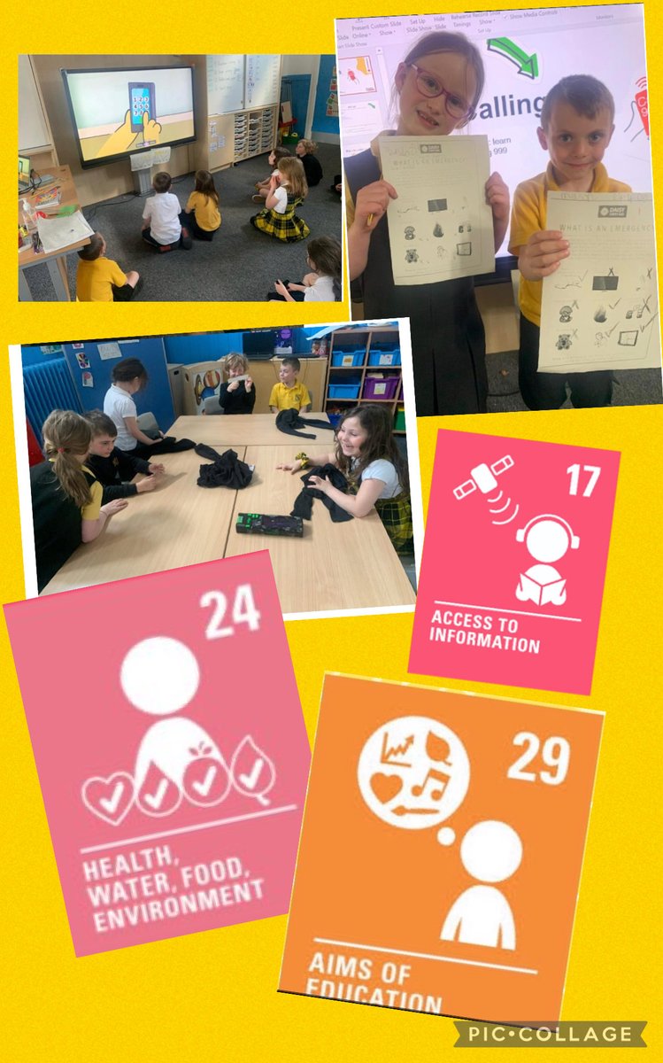 P2 have been learning how to make an emergency 999 call in an emergency. They acted out making a 999 call with scenario cards/games. Then looked at what is a real emergency situation. <a href="/EACHWBteam/">EAC Health & Wellbeing</a> <a href="/EacEducation/">EAC Education</a>