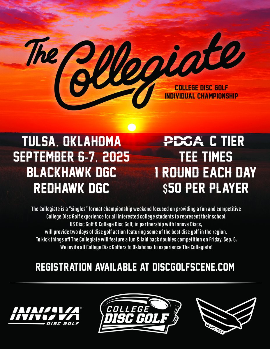 College Disc Golf tweet media