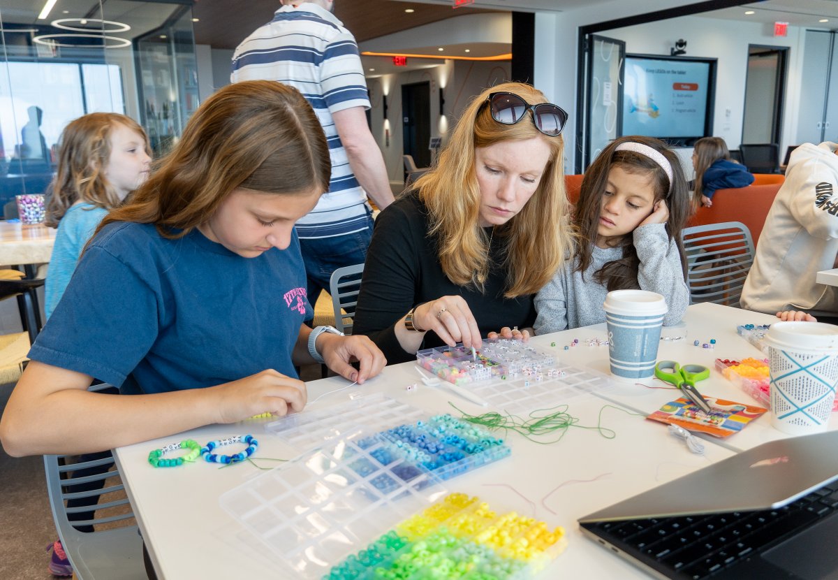 BTI360's tweet photo. Kids and adults had a grand time last week celebrating Bring Your Daughters and Sons to Work Day. https://t.co/w3PDEmbH7n