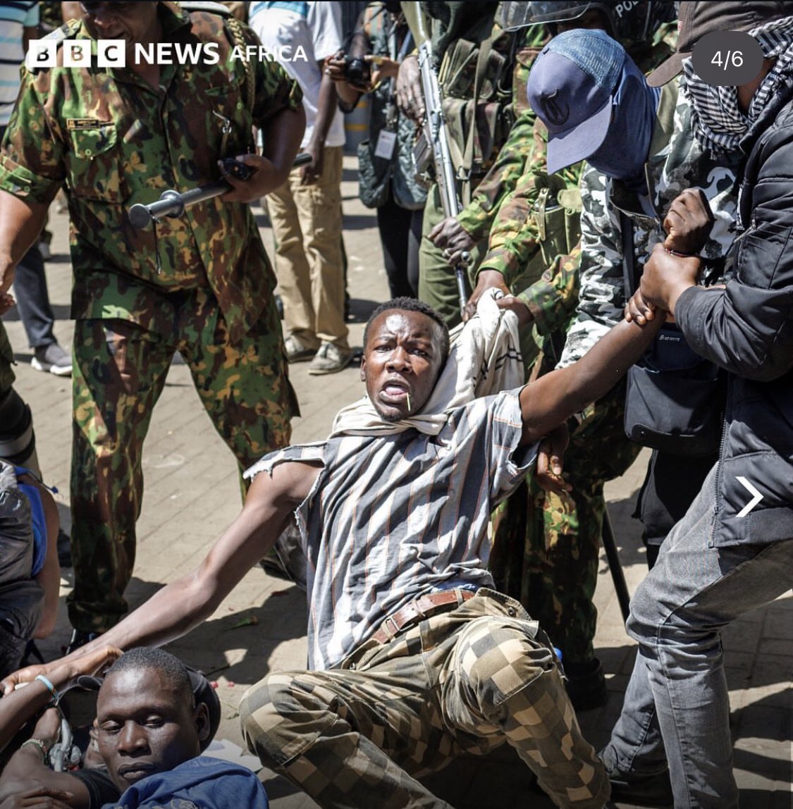 Kenya remains to be a menu for few individuals while the blood of the slain Genzs on June 25th 2024 remains to the parents who voted in this govt!!
If you see Opondo Kaluma tell him it's okay with our heart😭.
To John Kaboi it's well with our soul.
To the murderers😭