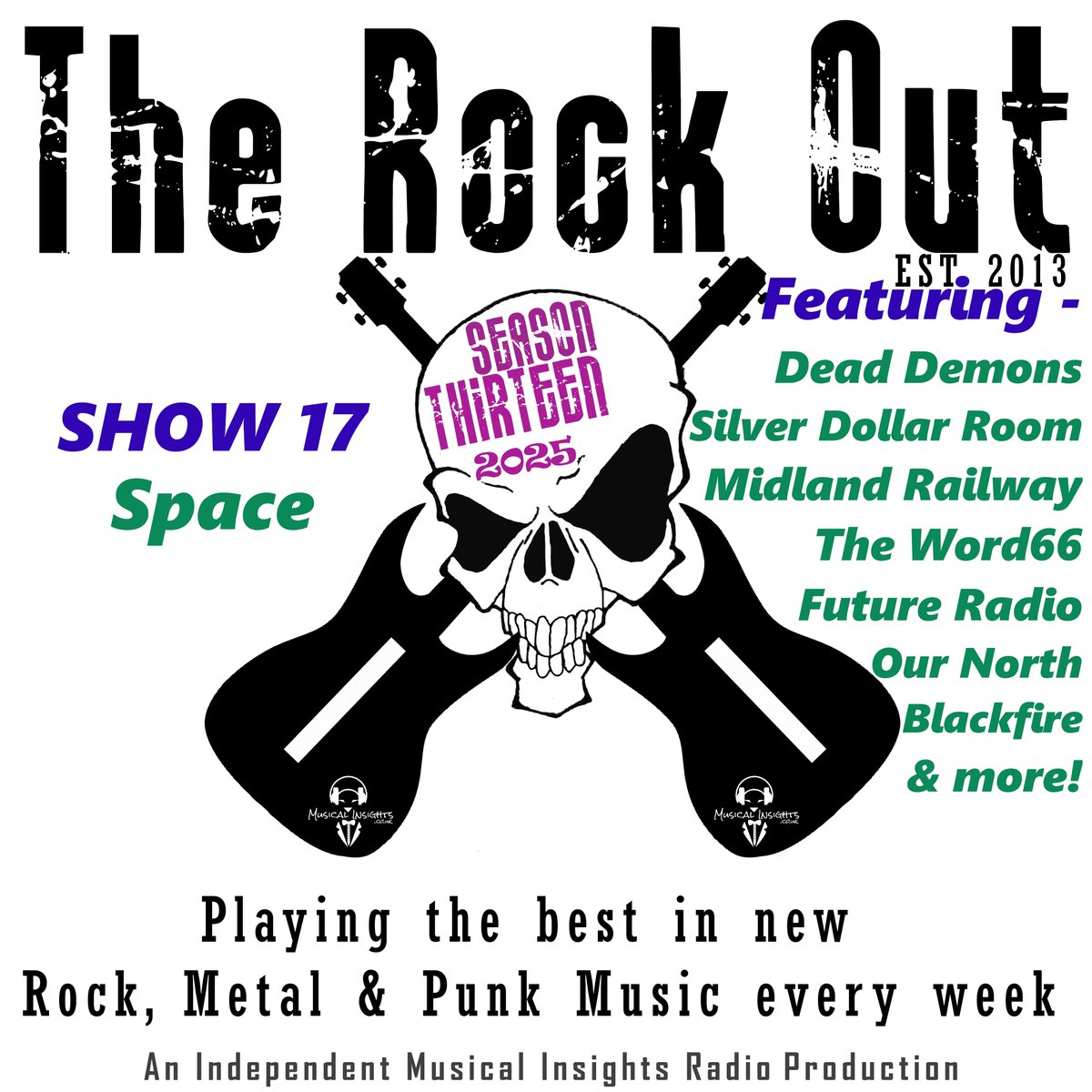 The Rock Out (@therockoutradio) on Twitter photo This week's show S13 E17 - 'Space', is now available to #stream via the <a href="/musicalinsights/">Musical Insights</a> hub anytime!
📻👉bit.ly/TheRockOutCatc…👈📻
#NewMusic from <a href="/TWord66/">The Word66</a> <a href="/deaddemons2020/">Dead Demons 2020</a> <a href="/silverDRband/">Silver Dollar Room</a> & many more!
<a href="/radio_mark/">🎙️ Mark Cridland</a>
#Rock #Metal #Punk #AltRock #NerdRock #Radio #UK #ListenAgain This week's show S13 E17 - 'Space', is now available to #stream via the <a href="/musicalinsights/">Musical Insights</a> hub anytime!
📻👉bit.ly/TheRockOutCatc…👈📻
#NewMusic from <a href="/TWord66/">The Word66</a> <a href="/deaddemons2020/">Dead Demons 2020</a> <a href="/silverDRband/">Silver Dollar Room</a> & many more!
<a href="/radio_mark/">🎙️ Mark Cridland</a>
#Rock #Metal #Punk #AltRock #NerdRock #Radio #UK #ListenAgain