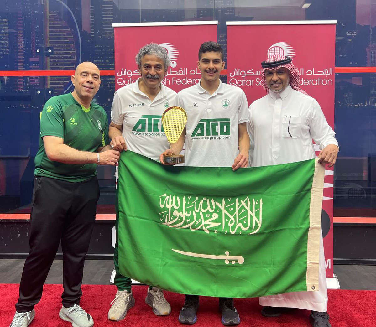 Saudisq1992's tweet photo. 📸 |

صور تتويج محمد ال نصفان بلقب بطولة قطر الآسيوية للشباب والناشئين🥇🇸🇦 https://t.co/1vJq2R1SDU