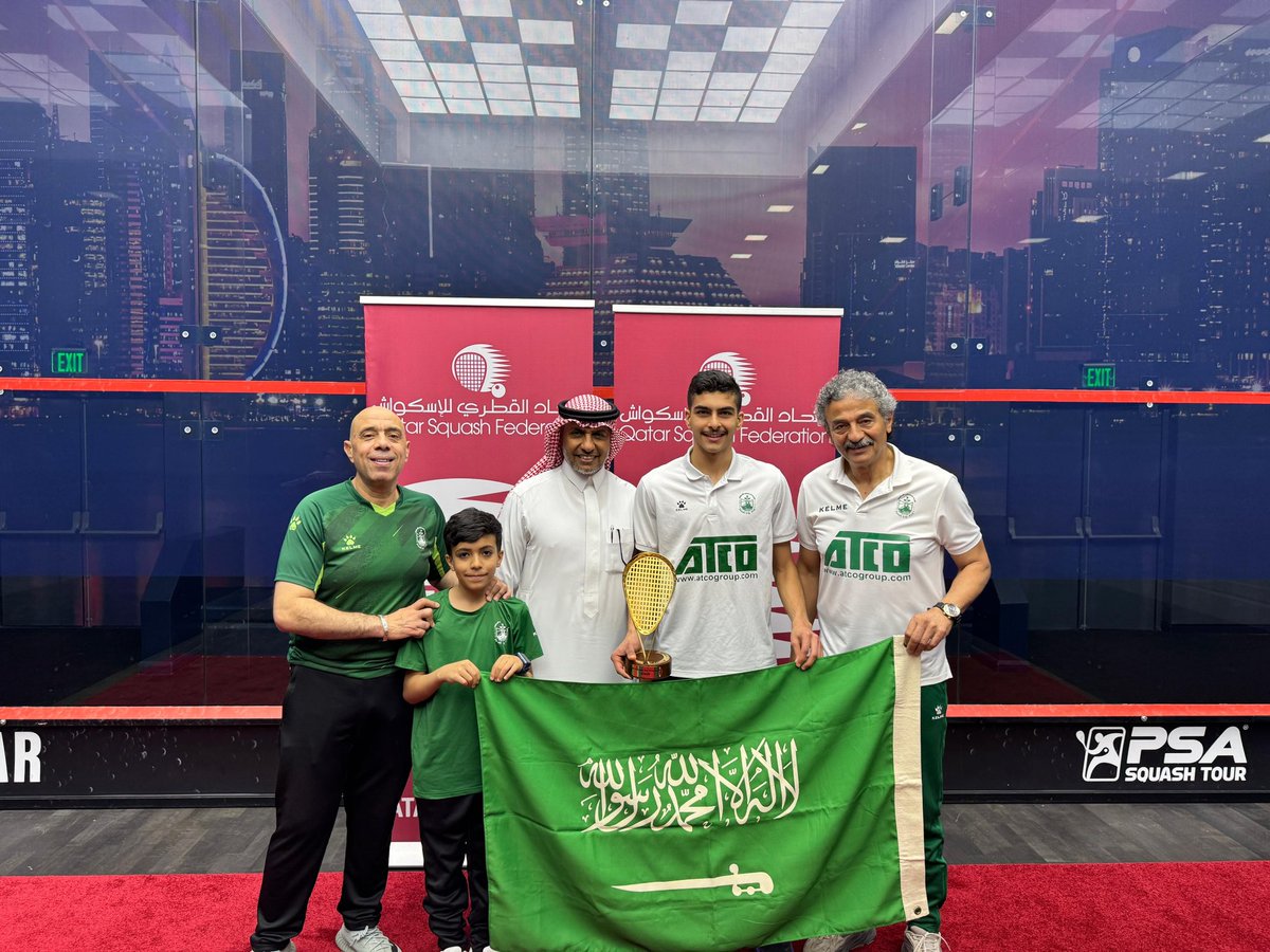 Saudisq1992's tweet photo. 📸 |

صور تتويج محمد ال نصفان بلقب بطولة قطر الآسيوية للشباب والناشئين🥇🇸🇦 https://t.co/1vJq2R1SDU
