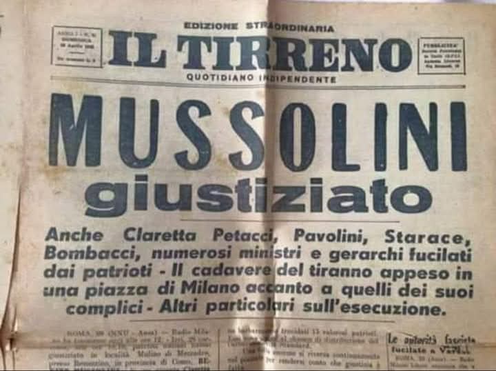 Kety_geretto's tweet photo. 28 aprile 1945.
Quando i giornali davano solo buone notizie. https://t.co/vNxi9msH2c