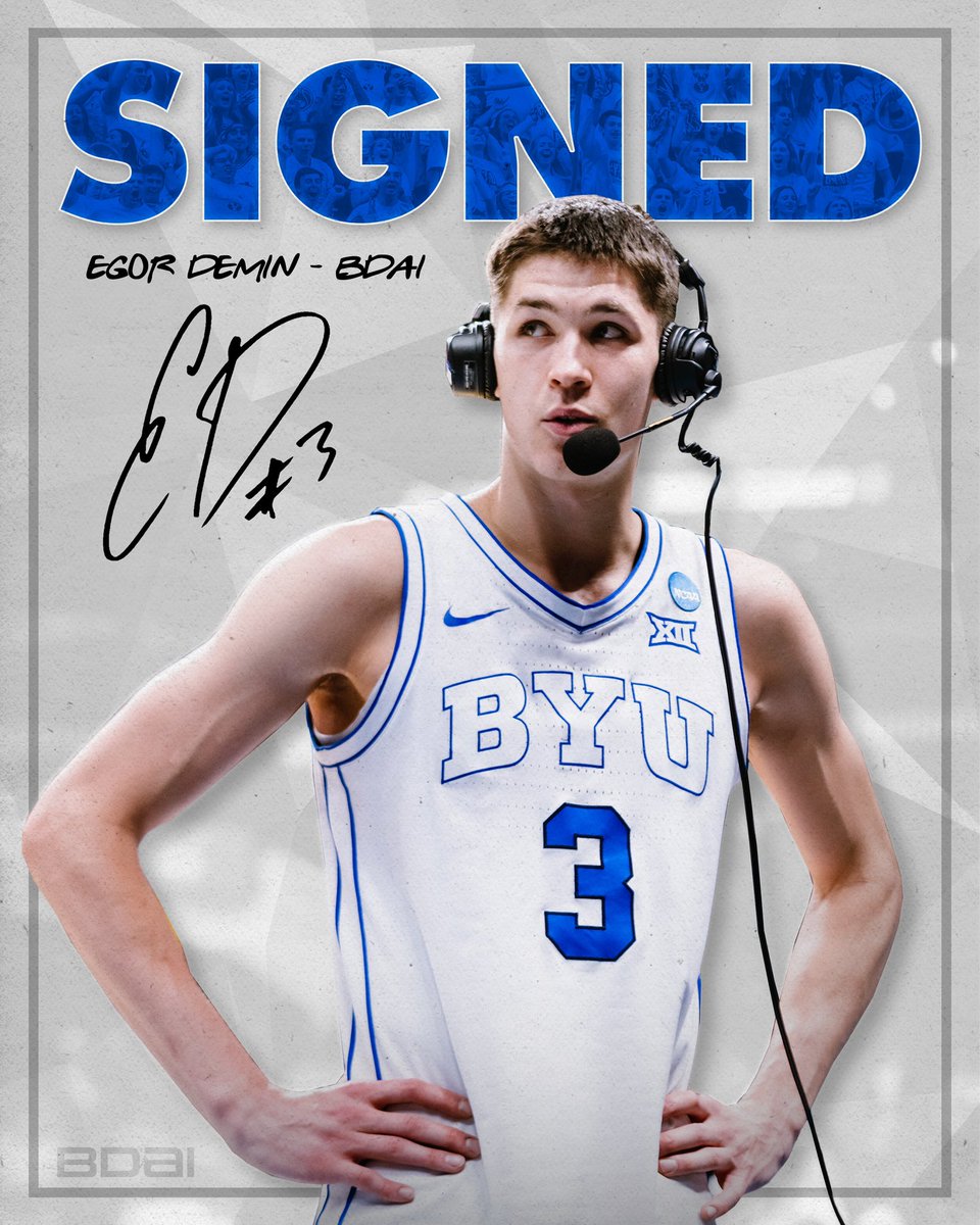 After an impressive March Madness run with BYU, Big 12 All-Freshman Egor Demin is now fully focused on his development ahead of the NBA Draft in June.

We are excited to see how much progress Egor will make during this process, given his strong work ethic, character, and passion