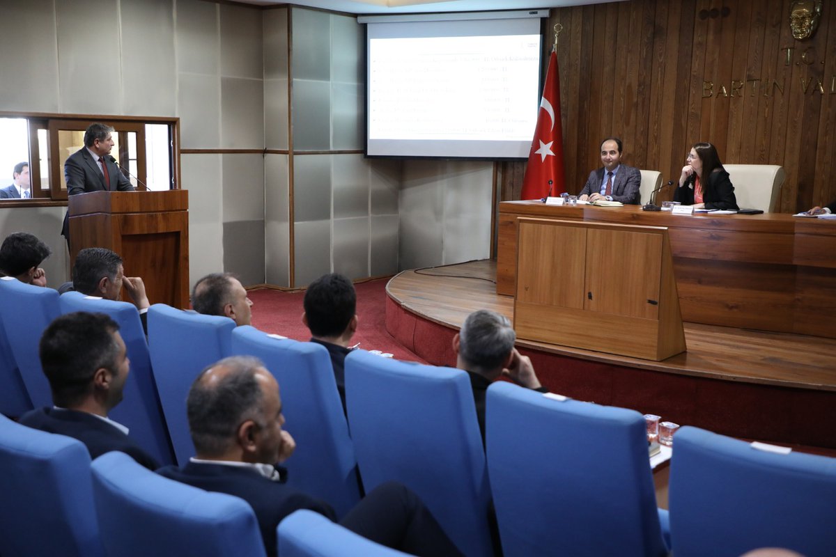 Bölge Müdürümüz Ali Bozkurt, Bartın Valimiz Sayın Dr. Nurtaç Arslan Başkanlığında gerçekleştirilen 2025 Yılı Bartın İl Koordinasyon Kurulu  II.Toplantısı'na katıldı.