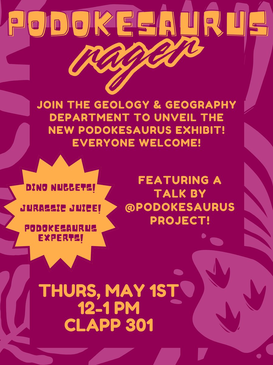 Podokesaurus Project tweet media