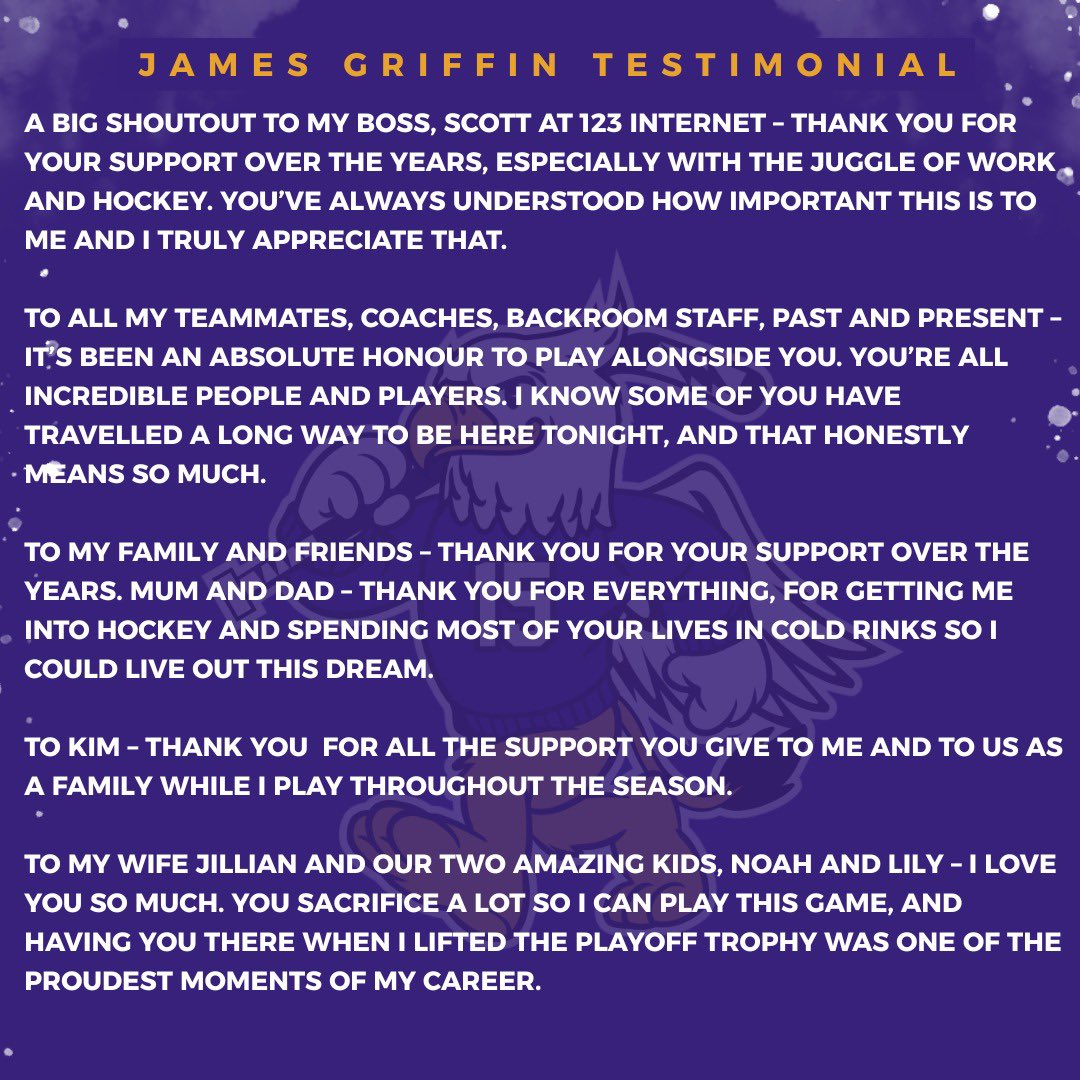 James Griffin Testimonial tweet media