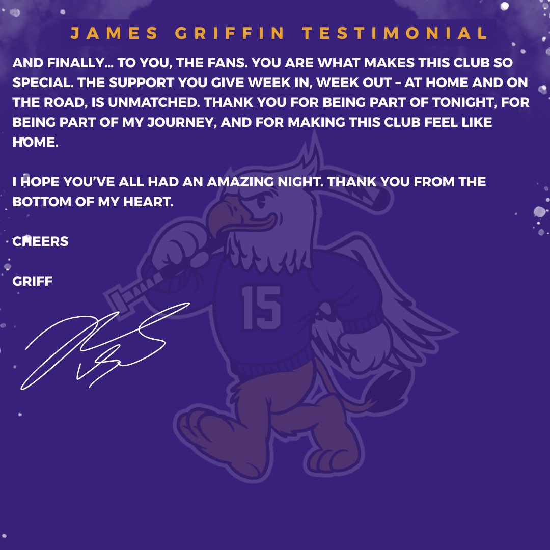 James Griffin Testimonial tweet media