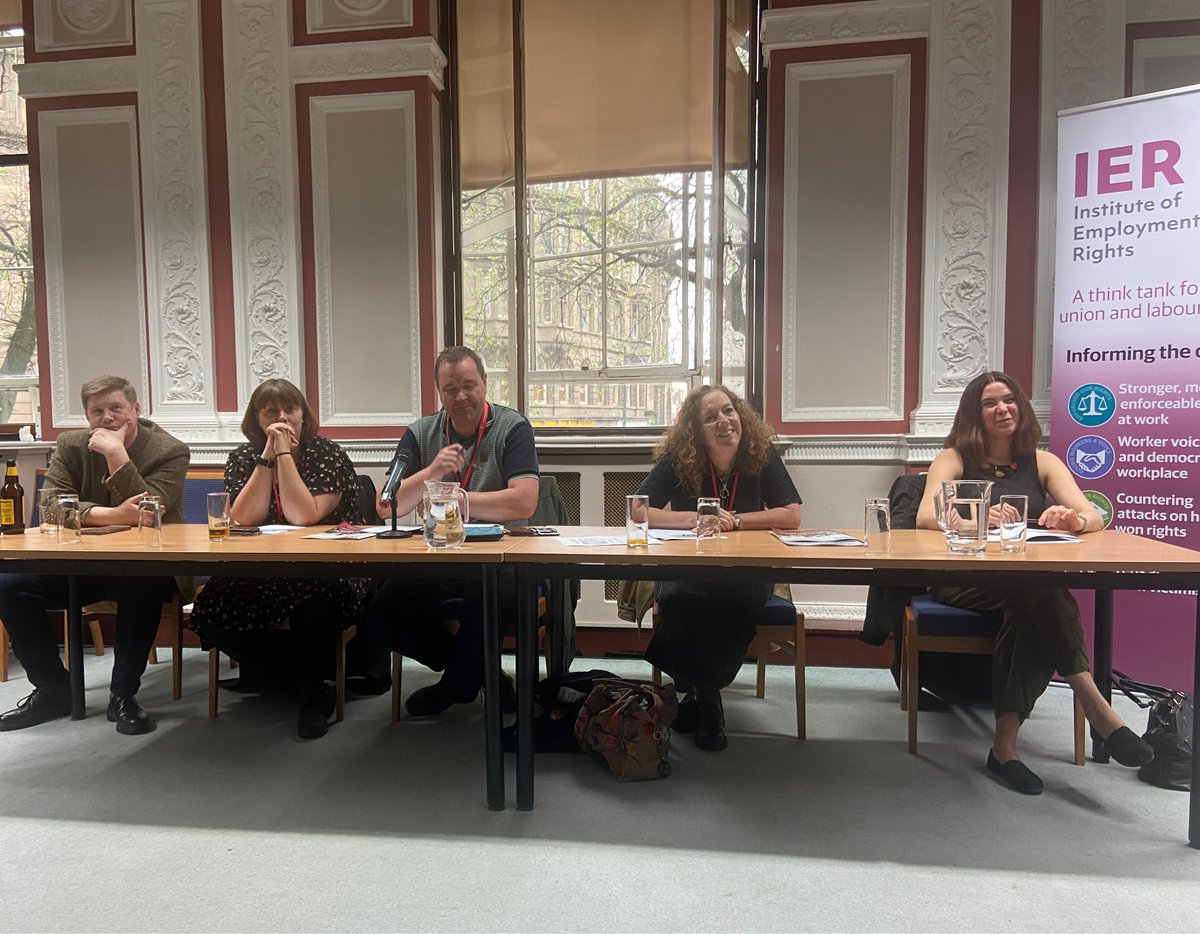 Institute of Employment Rights (@ieruk) on Twitter photo A strong turnout for our fringe event with <a href="/TUCGinfo/">Trade Union Coordinating Group</a> at #STUC25. Thank you to all who contributed to a crucial discussion on the Employment Rights Bill and the future of workers’ protections. A strong turnout for our fringe event with <a href="/TUCGinfo/">Trade Union Coordinating Group</a> at #STUC25. Thank you to all who contributed to a crucial discussion on the Employment Rights Bill and the future of workers’ protections.