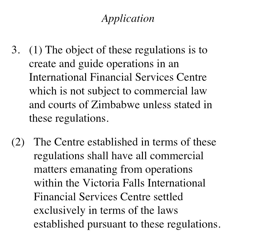 Is it even constitutional to pass a Zimbabwean law that is not subject to existing Zimbabwean law and Zimbabwean courts? 

There's simply no limit to the levels of illegality &amp; unconstitutionality.