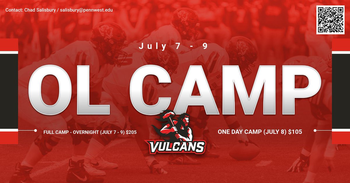 Tyler Orlosky (@to_65fb) on Twitter photo Don’t miss out on this opportunity! Our <a href="/VulcanFootball/">California (PA) Vulcan Football</a> 3 day OL/DL camp with <a href="/CoachPapley/">Tony Papley</a> and I is going to be a great opportunity to get evaluated by our staff…and to Learn and Develop
Link:
calpafootballcamps.totalcamps.com/shop/product/4… Don’t miss out on this opportunity! Our <a href="/VulcanFootball/">California (PA) Vulcan Football</a> 3 day OL/DL camp with <a href="/CoachPapley/">Tony Papley</a> and I is going to be a great opportunity to get evaluated by our staff…and to Learn and Develop
Link:
calpafootballcamps.totalcamps.com/shop/product/4…