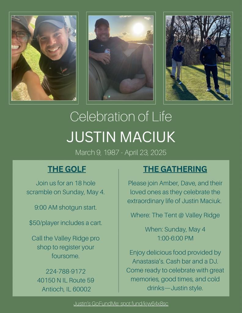 Justin Maciuk, a resident of Antioch, Illinois, and a beloved figure in the local hockey community, has tragically passed away after a courageous battle with cancer. As Director of the Chicago Blues Hockey Club, Justin's passion for the sport and steadfast dedication shaped the