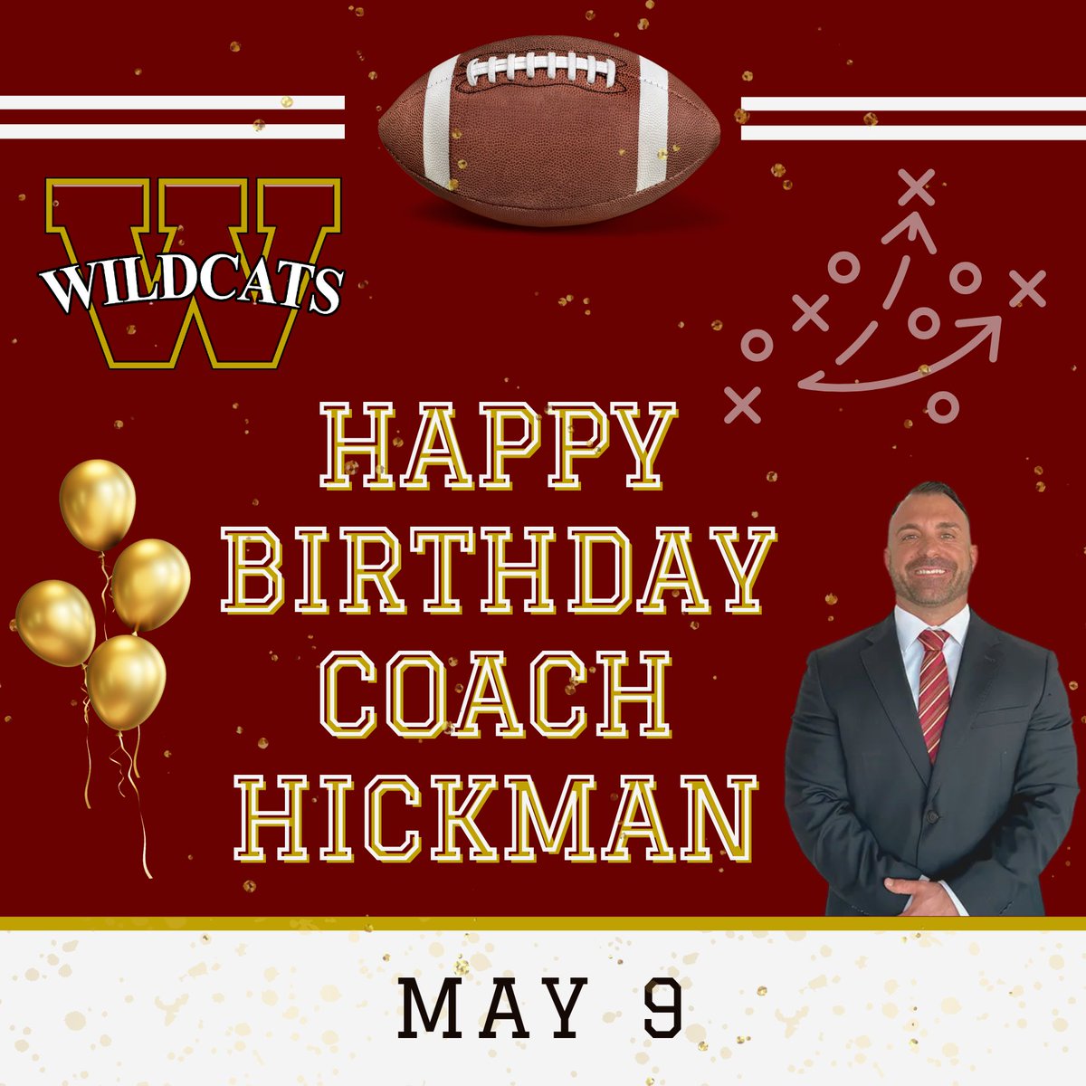 Cy Woods Athletics 212 (@cw_athletics) on Twitter photo Today we are wishing the boss - Coach Hickman - of <a href="/CyWoodsFB212/">Cy Woods Football</a> a very HAPPY BIRTHDAY!!!!!!! Today we are wishing the boss - Coach Hickman - of <a href="/CyWoodsFB212/">Cy Woods Football</a> a very HAPPY BIRTHDAY!!!!!!!