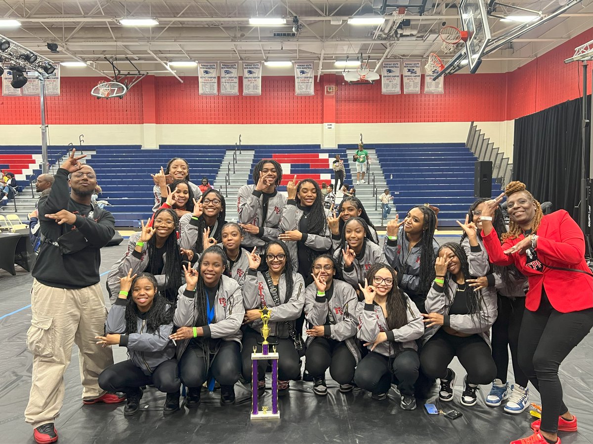HFHS59's tweet image. HF Steppers take home 1st Place in their final competition of the season, all the way in St. Louis!

"St. Louis showed us so much love, and we made sure to leave it all out there--every stomp, every clap, every move," said Coach Wes.  #WeAreHF #GoVikings #stepteam