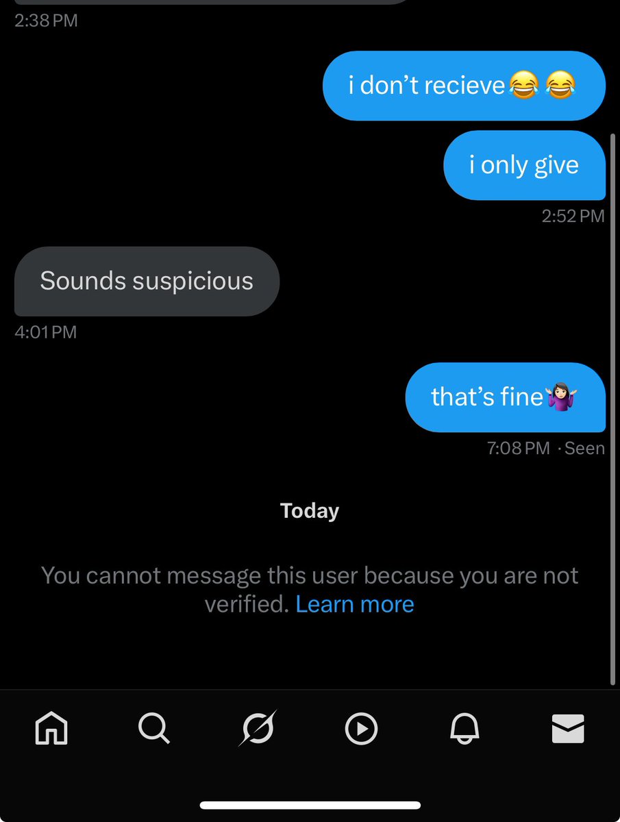 yall i need to know seriously does this make any sense 😂 i told her i don’t receive wedgies i only give them and she assumes that means im fake and suspicious like what ? please tell me im not tripping 

wedgie atomic femdom findom domme humiliation swirly