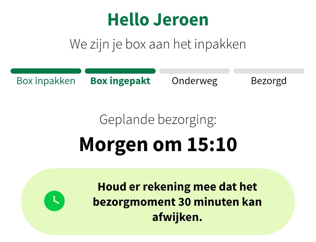 cool_s83's tweet photo. @HelloFreshNL maak een keuze 😅

Box is al ingepakt en volgens de app nog verwacht voor 29 april.
Gaat het 1 dag later worden woensdag 30 april, of 2 dagen donderdag 1 mei?

En hoe vers is dan nog vers als het al is ingepakt? 🤔 https://t.co/FaUtLjn8SX