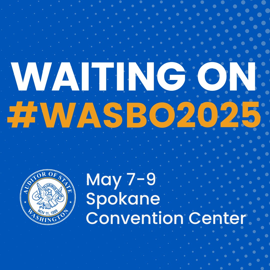 WaStateAuditor's tweet image. We’ll be at #WASBO2025. Will you? Learn more and register today: wasbo.org/page/AC25Atten…