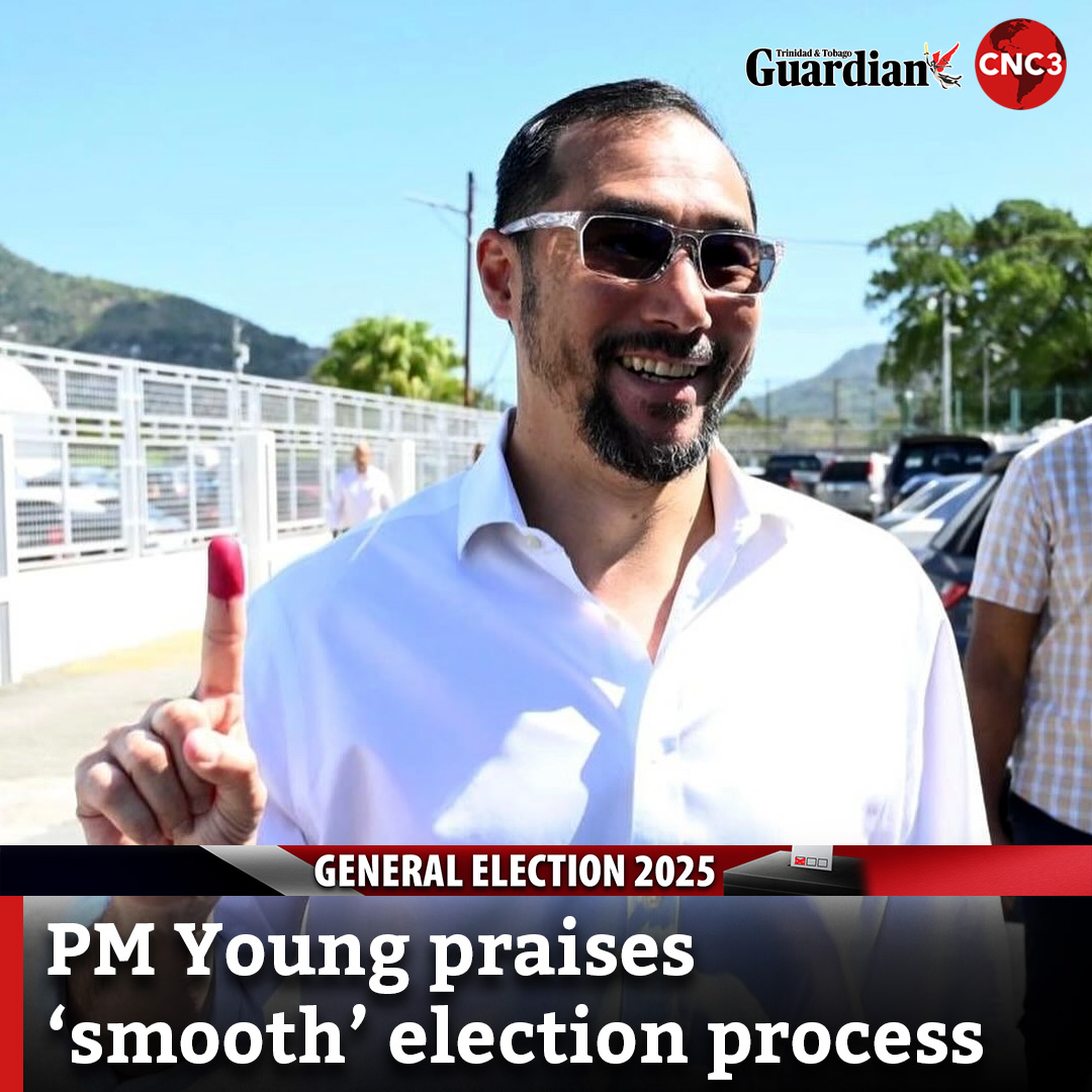 CNC3TV's tweet photo. Prime Minister Stuart Young today cast his vote in the 2025 General Election and described the process as smooth and orderly, and noted a significant turnout at his polling station.

For more…
https://t.co/4YzB1gZqGo https://t.co/kqY9B0I0U2