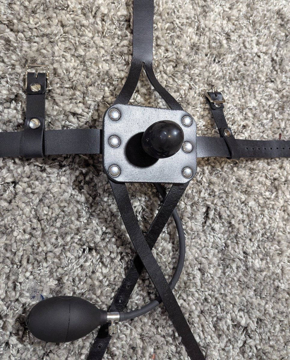 Now available.  Select "Muzzle Pump" from the Gothic Head Harness Listing.