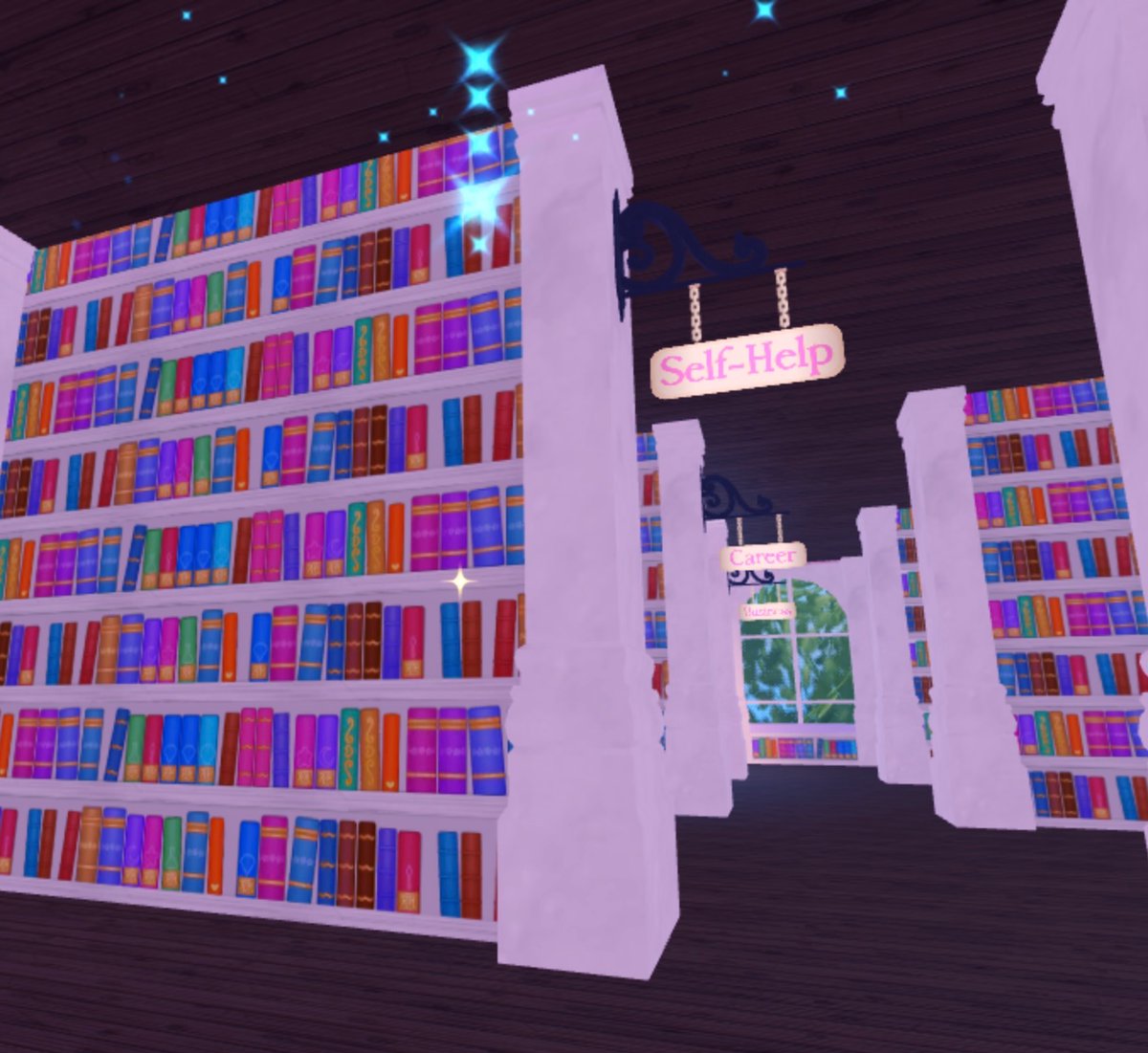 Some of you should be looking in these sections of the library.