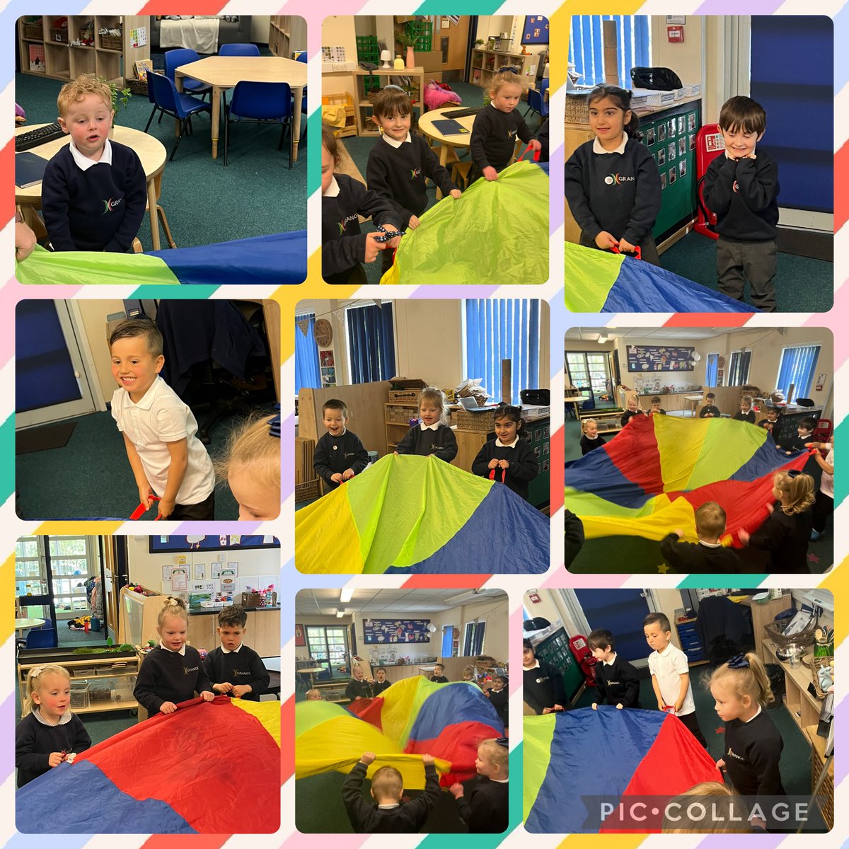 Miss Pope (@grangemissp) on Twitter photo The sun is out and so is the parachute in nursery! The children had lots of fun working on their gross motor skills with the parachute.<a href="/GrangeMissCl/">Miss Clarke</a> <a href="/GrangeMissA/">GrangeMissA</a> <a href="/GrangeMrsCon/">Mrs Connolly</a> <a href="/GrangeMissWri/">MissWright</a> <a href="/GrangeMrsJ/">@GrangeEYS</a> <a href="/GrangeMrsMcG/">Mrs McGilloway</a> The sun is out and so is the parachute in nursery! The children had lots of fun working on their gross motor skills with the parachute.<a href="/GrangeMissCl/">Miss Clarke</a> <a href="/GrangeMissA/">GrangeMissA</a> <a href="/GrangeMrsCon/">Mrs Connolly</a> <a href="/GrangeMissWri/">MissWright</a> <a href="/GrangeMrsJ/">@GrangeEYS</a> <a href="/GrangeMrsMcG/">Mrs McGilloway</a>