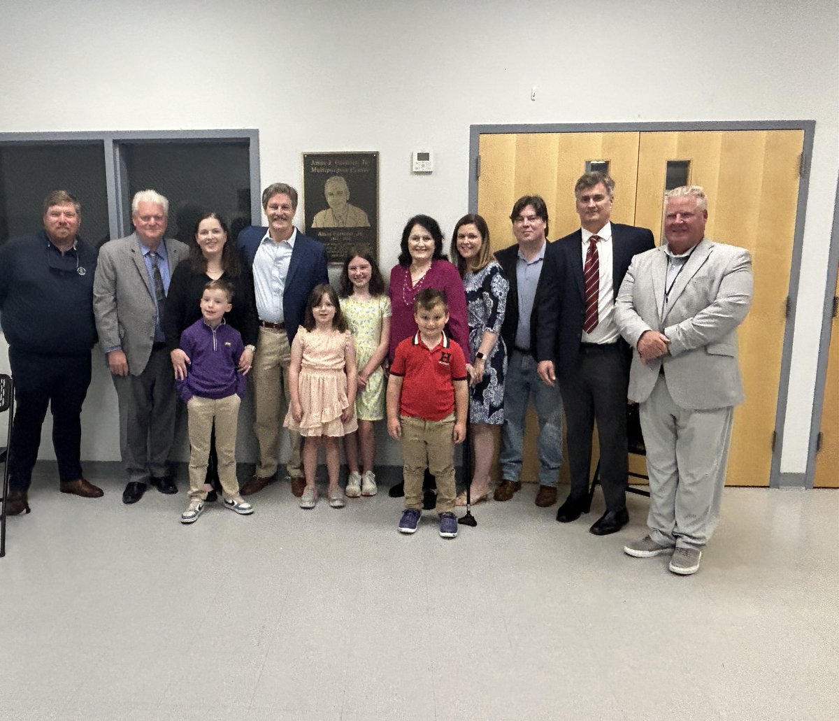 Plaquemines Parish (@plaqgov) on Twitter photo On April 24th, our Council unveiled a plaque honoring former Parish President Amos Cormier Jr. 
Councilman Cognevich introduced the legislation, and with the Council's approval, the Belle Chasse Government Complex Pavilion was officially renamed the “Amos Cormier Jr. Pavilion.” On April 24th, our Council unveiled a plaque honoring former Parish President Amos Cormier Jr. 
Councilman Cognevich introduced the legislation, and with the Council's approval, the Belle Chasse Government Complex Pavilion was officially renamed the “Amos Cormier Jr. Pavilion.”