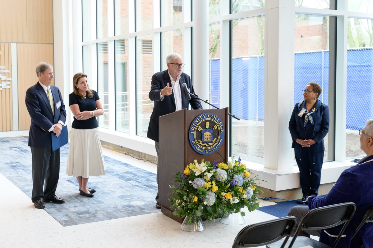 Trinity College's new Wellness and Recreation Center will be named the Scully Center, honoring Marlynn and Bill Scully '61 H'18! Now in final construction stages, the center will fully open this summer! 

Learn more: bit.ly/3Gwfslq