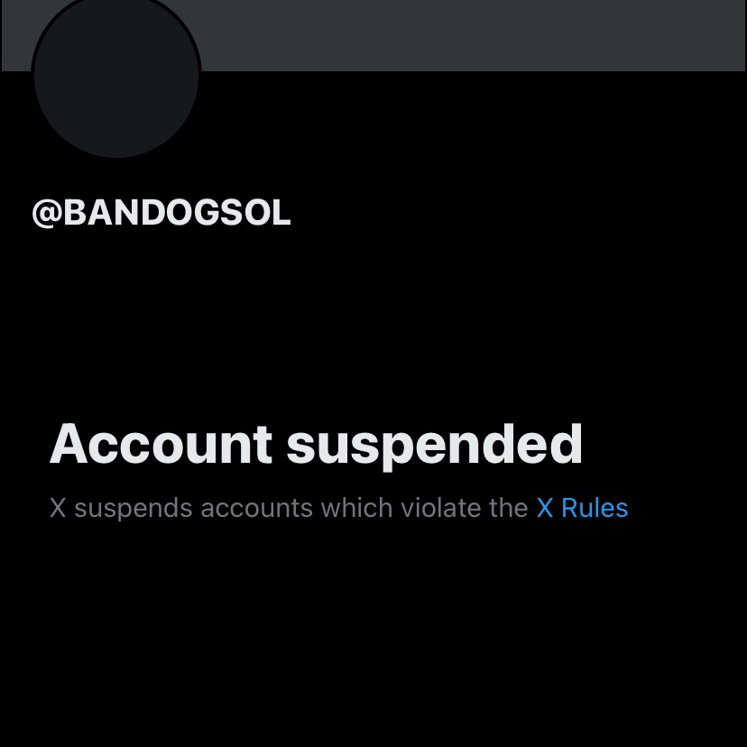 Aladeen710's tweet photo. 2 accounts suspended? Wth bro ? @grok what is this ?
Team has made a new account ๐ฅณ@bandoggosol
The CA will be shared in 12 days check the website for Road map and Whitepapers
#Solana #BANDOG #BananaDoggoSol $Bandog $BANDOG #crypto #web3 #meme #trending #viral #TheLastOfUsSeason2 #leadersdebate #apagao #viral