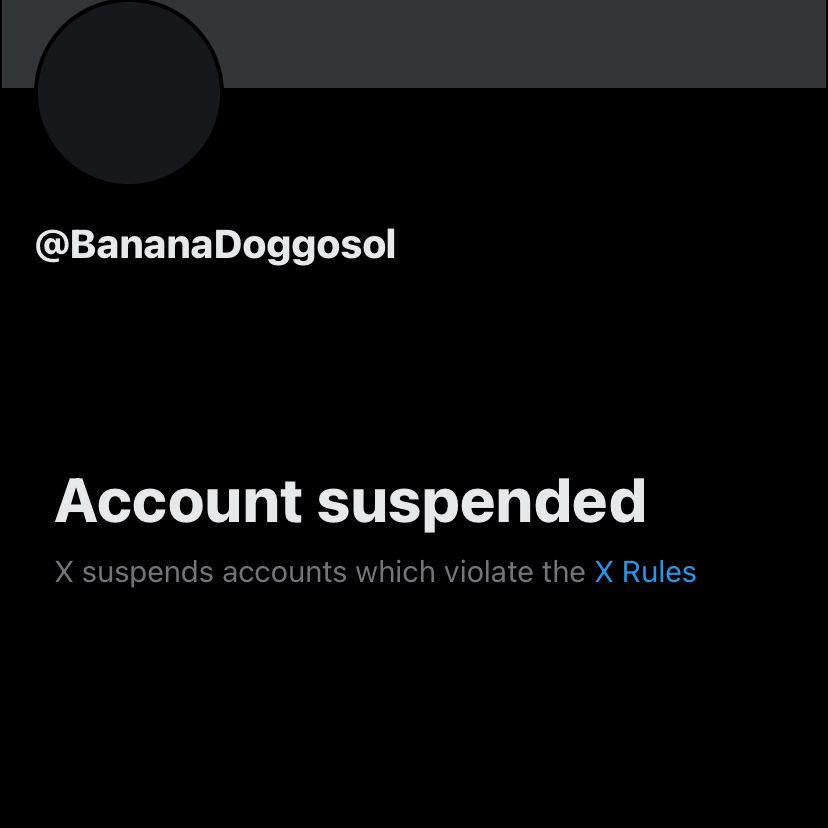 Aladeen710's tweet photo. 2 accounts suspended? Wth bro ? @grok what is this ?
Team has made a new account ๐ฅณ@bandoggosol
The CA will be shared in 12 days check the website for Road map and Whitepapers
#Solana #BANDOG #BananaDoggoSol $Bandog $BANDOG #crypto #web3 #meme #trending #viral #TheLastOfUsSeason2 #leadersdebate #apagao #viral