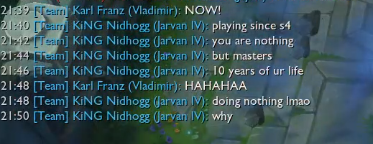 CountKarlNA's tweet photo. @KingNidhogg I'm the guy that you called worthless because I was only masters. Don't you remember? It was during your ego crashout. You also forced me to apologize for your misplay to soothe your fragile ego. Perhaps this will jog your memory. https://t.co/EG2pCVkv1f