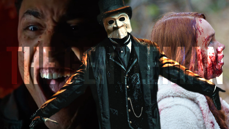 MattDScreams's tweet photo. The incredible 4th season, Slasher: Flesh & Blood, introduced us to The Gentleman, a killer who wore a bauta mask, tophat & formal attire.
My top two kills were Jayden's Saw-style limb removal torture device and Aphra's trippy bisection.
#SlasherFleshAndBlood #HorrorFamily https://t.co/U2THLtScSL
