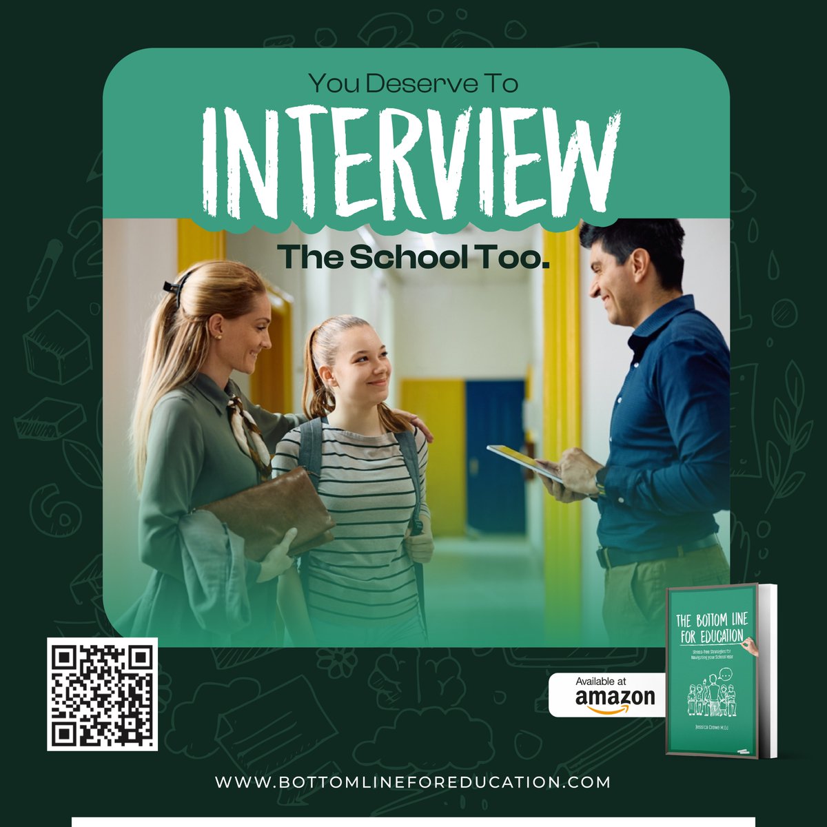 bottomline_edu's tweet photo. This book gives educators the tools to own their worth.
Smart interviews lead to strong starts.

Grab your copy on Amazon today!
https://t.co/UPvw2qg0oE
https://t.co/dcuRs5Sk45

#BottomLineForEducation #TeacherLife #EducatorsOfInstagram #TeacherBurnout #WhyITeach #Education https://t.co/7UrK0Ype16