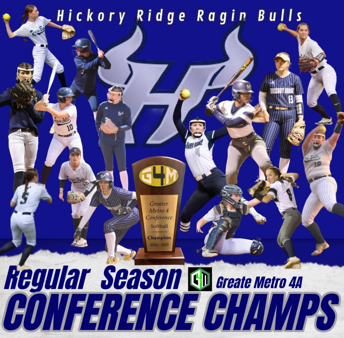 HRHSVarsitySoftball (@hrbullssoftball) on Twitter photo Your 2025 <a href="/Gm4Sports/">Greater Metro 4 Conference</a> Conference Regular Season CHAMPS!! 🏆<a href="/hrhsbulls/">Hickory Ridge Ragin’ Bulls 🤘🏻</a> <a href="/HighSchoolOT/">HighSchoolOT</a> <a href="/MaxPreps/">MaxPreps</a> <a href="/charlottepreps/">Observer Preps</a> Your 2025 <a href="/Gm4Sports/">Greater Metro 4 Conference</a> Conference Regular Season CHAMPS!! 🏆<a href="/hrhsbulls/">Hickory Ridge Ragin’ Bulls 🤘🏻</a> <a href="/HighSchoolOT/">HighSchoolOT</a> <a href="/MaxPreps/">MaxPreps</a> <a href="/charlottepreps/">Observer Preps</a>