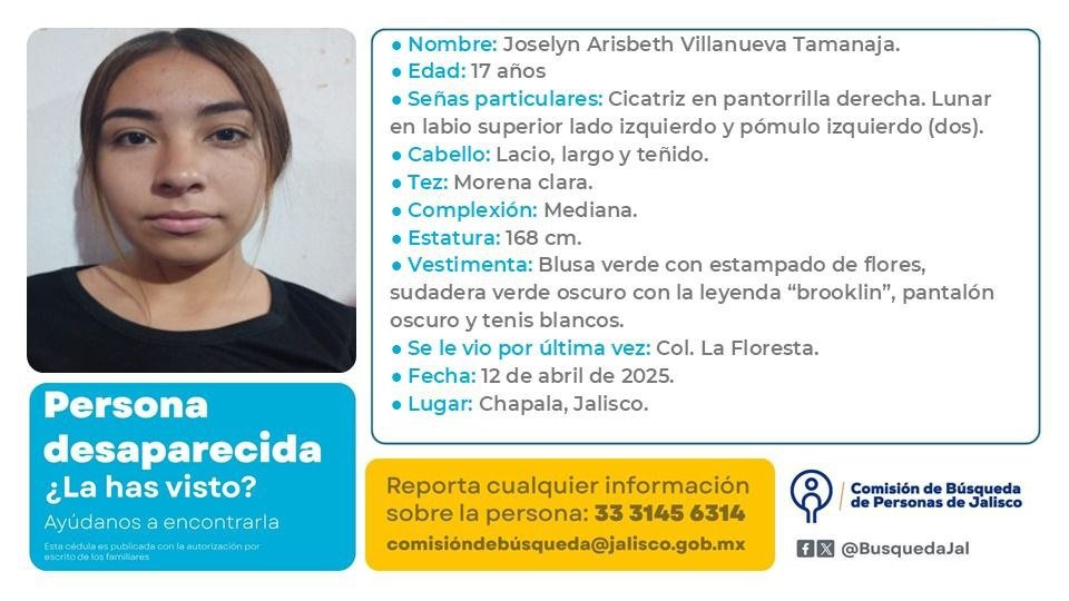 VMGlezR's tweet photo. Menor de edad desaparecida en #Chapala, #Jalisco. https://t.co/Q1v5UuIGzW