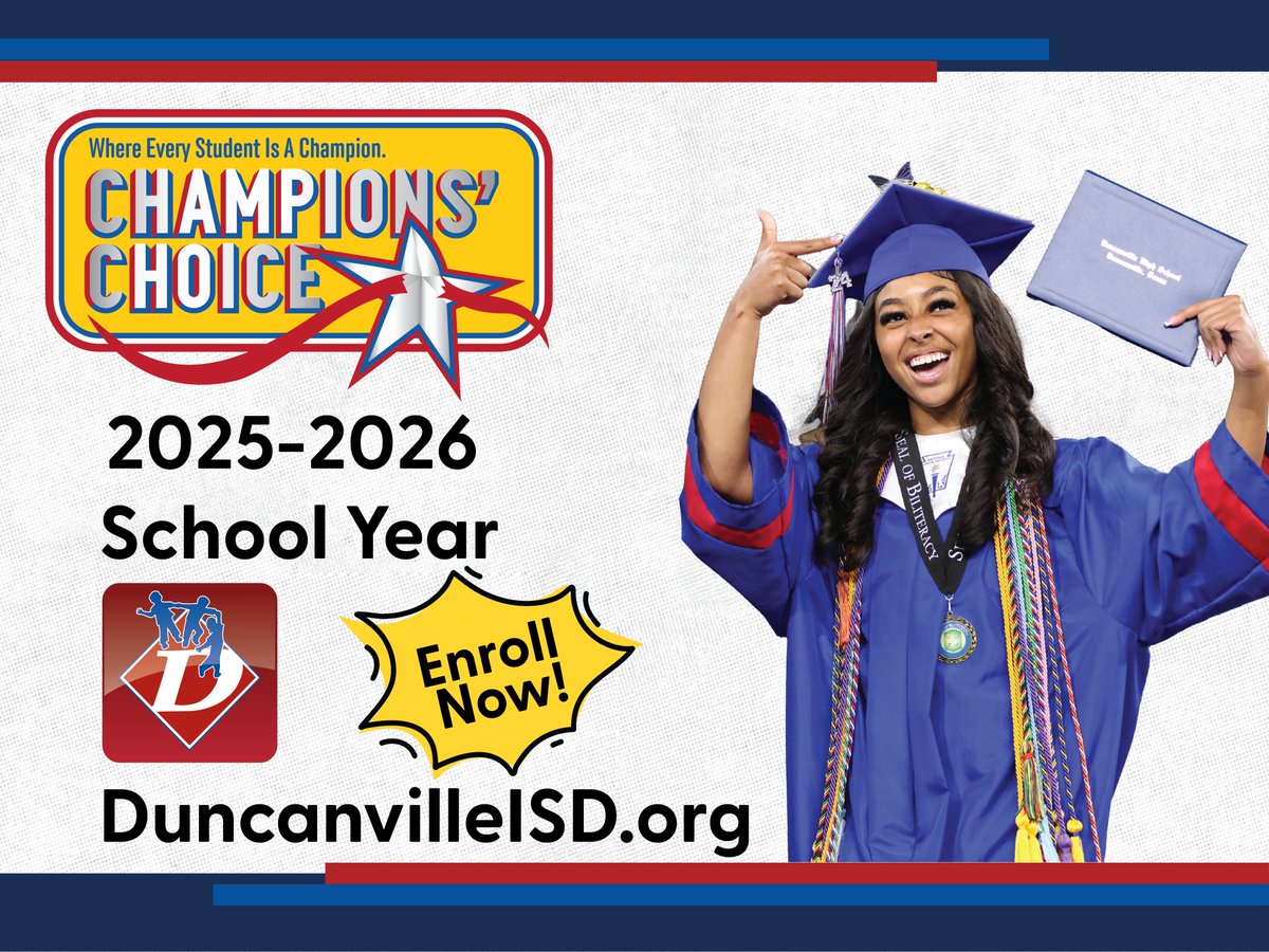 🏆 Don’t wait! Now is the perfect time to make the Champions’ Choice and enroll your student for the 2025-2026 school year!

Our online process makes enrolling quick and easy. Still have questions? Learn more here:📲 » dville.it/EnrollNow