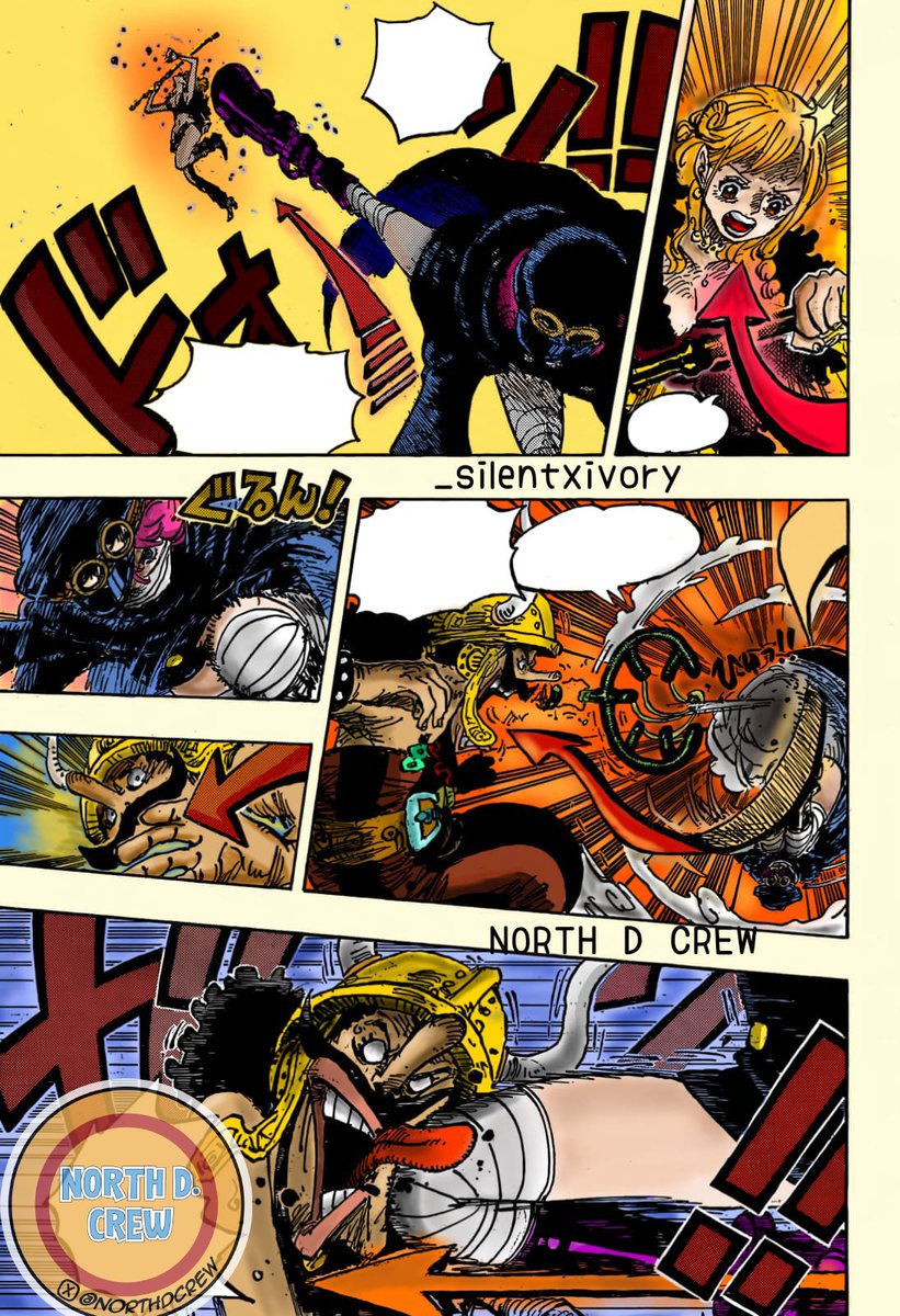 NorthDCrew's tweet photo. #ONEPIECE1146  Hay movimiento en la quietud, página 11 por  SilentXivory.  T
AGS: #Elbapharc #Gunko #mugiwaras #mangacoloring #onepiecefullcolor #ONEPIECE1146SPOILERS #northdcrew #1147OP https://t.co/bo7s3iKoQh