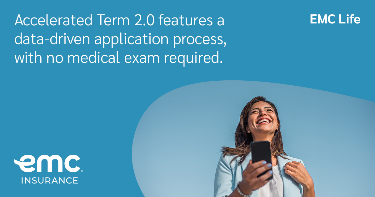 With EMC Life’s Accelerated Term 2.0 life insurance product, you could receive an underwriting decision immediately! We make it easy for you. Contact us to learn more.  

#lifeinsurance #insuranceagent #lifeinsuranceagent #emclife #getlifeinsurance