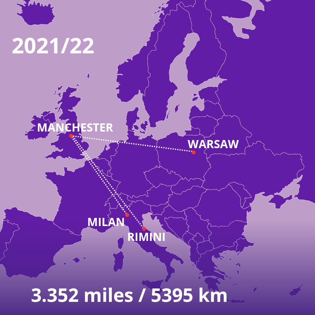 FenixTrophy's tweet photo. Over 20,000 km, countless memories, and endless passion.

In these four years, FC United of Manchester have traveled across Europe — not just players, but a whole community of fans who followed them every step of the way.

From Warsaw to Rimini, from Milan to Desenzano, every kilometer was fueled by the unstoppable spirit of the club and its incredible supporters.

Will we see the same enthusiasm on Lake Iseo on May 10th and 11th? Come enjoy this experience that goes beyond football, get your ticket at https://t.co/XypcBNq9vG