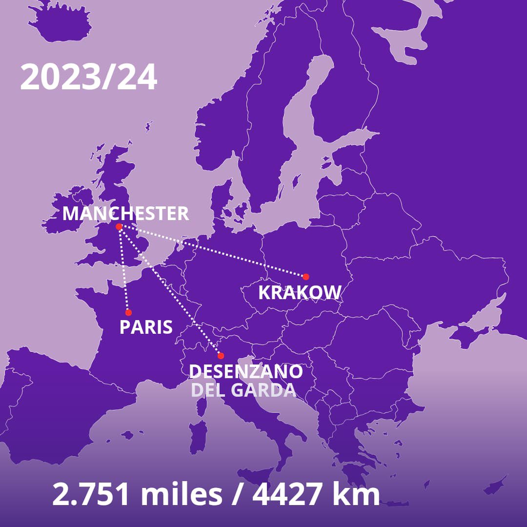 FenixTrophy's tweet photo. Over 20,000 km, countless memories, and endless passion.

In these four years, FC United of Manchester have traveled across Europe — not just players, but a whole community of fans who followed them every step of the way.

From Warsaw to Rimini, from Milan to Desenzano, every kilometer was fueled by the unstoppable spirit of the club and its incredible supporters.

Will we see the same enthusiasm on Lake Iseo on May 10th and 11th? Come enjoy this experience that goes beyond football, get your ticket at https://t.co/XypcBNq9vG