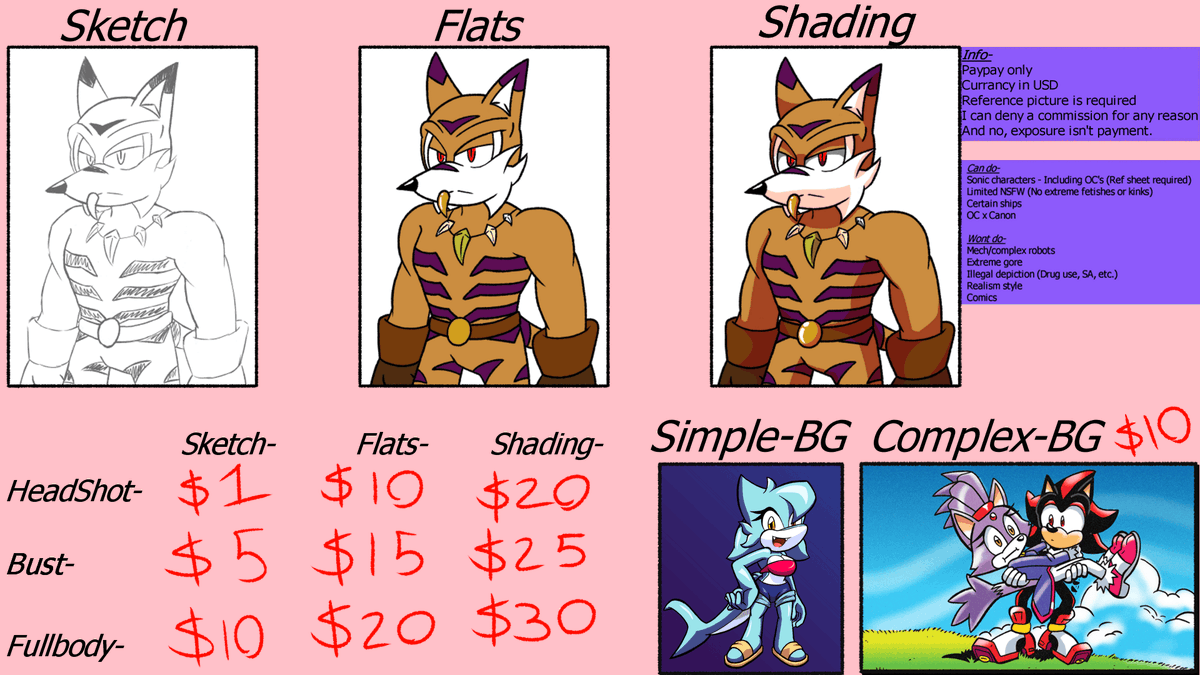 I have updated my sheet, I recommend going to my website to see the terms and conditions before applying.
If you have any question, feel free to ask in the comments below.

gordonartz.carrd.co
#SonicTheHedgehog #art