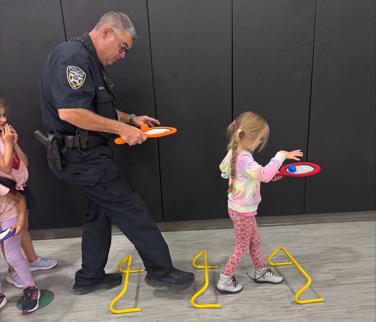 What is your favorite thing about your job?
My favorite thing is when I walk the halls of the elementary school and when the kids see me they say Hi Officer Gentry and either wave or come running up to me to hug me or give me a high five and/or knuckle bumps.