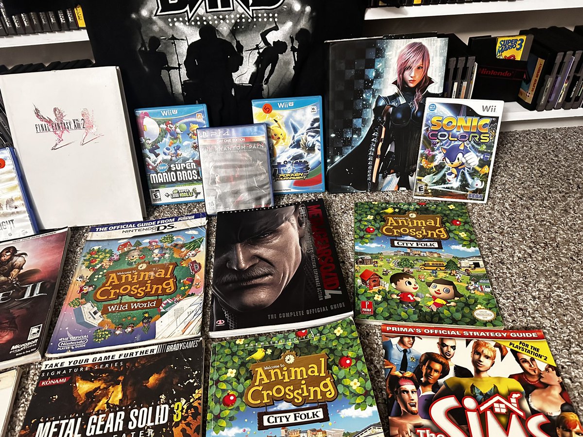 ElDabstroyero's tweet image. WELL this one was unexpected! Managed to scoop this amazing pile of game guides and games, two bucks apiece on the game guides, five bucks apiece on the games, literally at 5 PM on a Sunday. Unbelievable!

#VideoGames #Games #GameGuides #FinalFantasy #Zelda #MajorasMask #Nintendo
